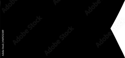 Black flag animation with alpha channel for a dramatic light curtain opening transition