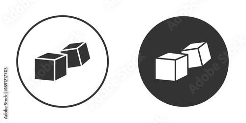 Sugar icon silhouette vector illustration collection