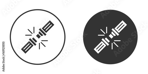 Seatbelt icon silhouette vector illustration collection