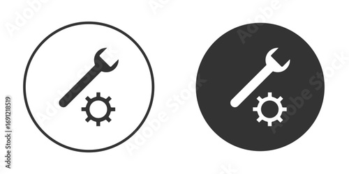 Repair tools icon silhouette vector illustration collection