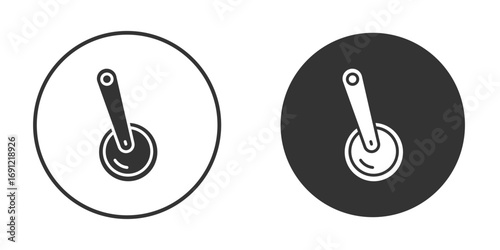 Pizza Slicer icon silhouette vector illustration collection