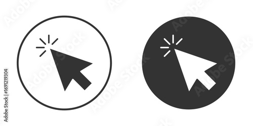 Mouse icon silhouette vector illustration collection