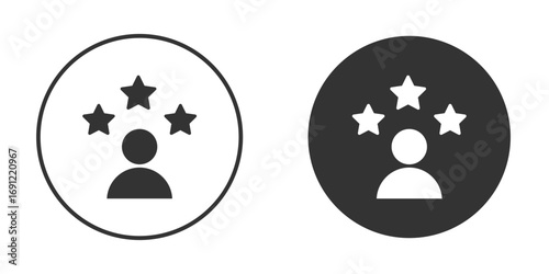 Customer satisfaction icon silhouette vector illustration collection