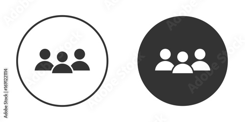 Collaboration icon silhouette vector illustration collection