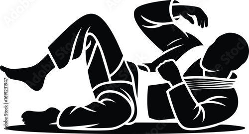 Grappling and Submission Holds in Combat Sports Demonstrating Takedowns and Ground Fighting Techniques