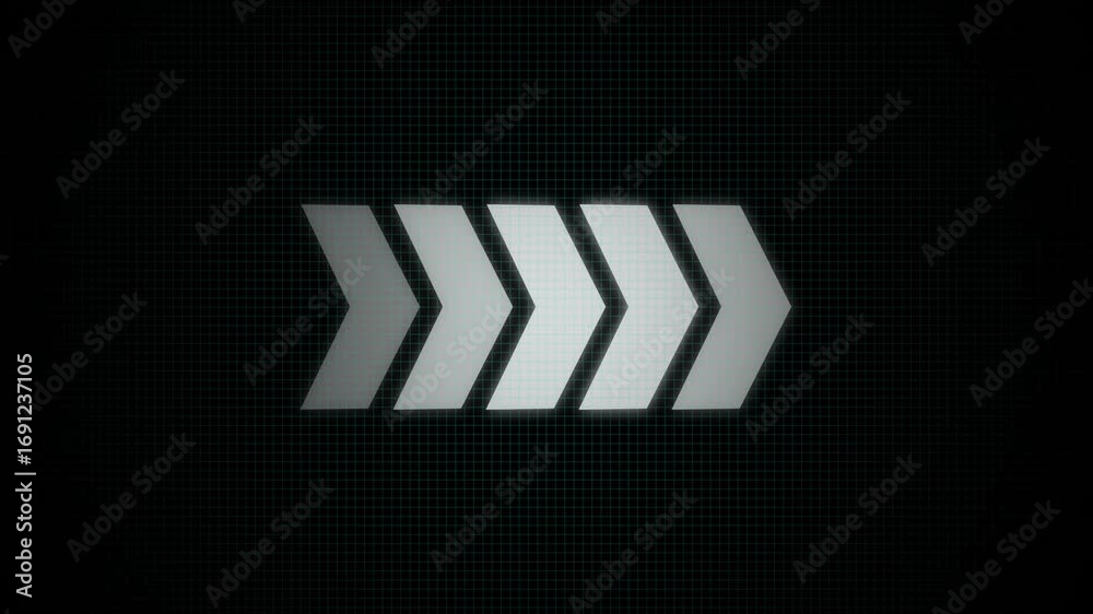 Left Side direction animated arrow .Animation of sweep arrow icon ...