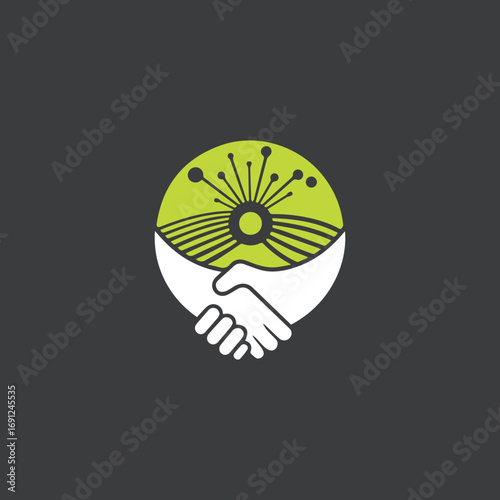 vector illustration of human head with brain