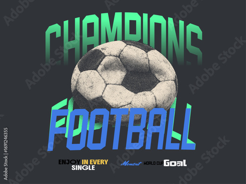 symbolic vector illustration of the world cup championship, vintage football tee shirt design, football jersey design, soccer t-shirt design.