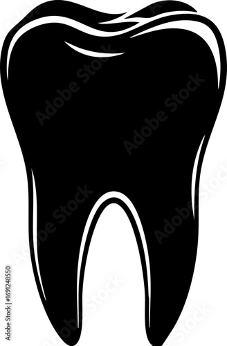Stunning dental icon for healthcare marketing, promoting oral hygiene and a healthy, bright smile