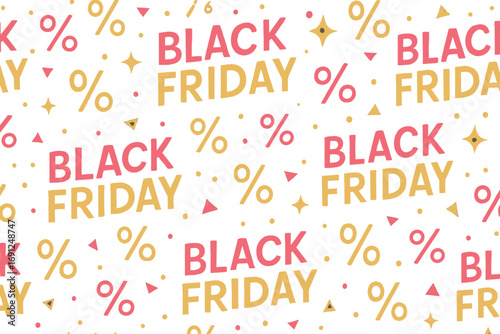 Black Friday promotion, dark website banner, poster discount, original wording, advertisement, vector graphic