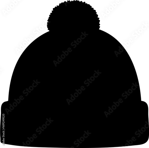 Cozy winter beanie hat with pom-pom ready for cold weather adventures and stylish warmth