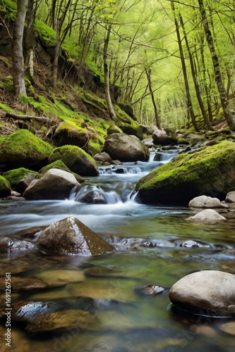 river in the forest