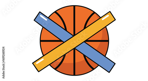 Basketball Crossover Sport Icon Design