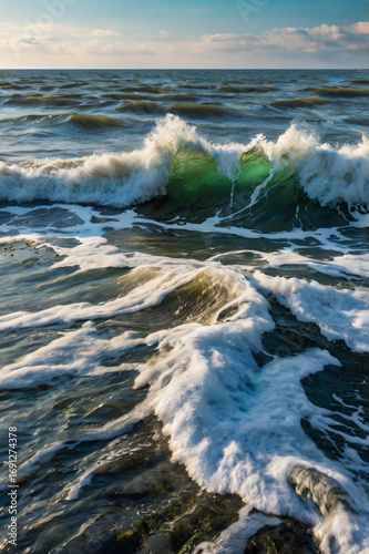 waves and rocks