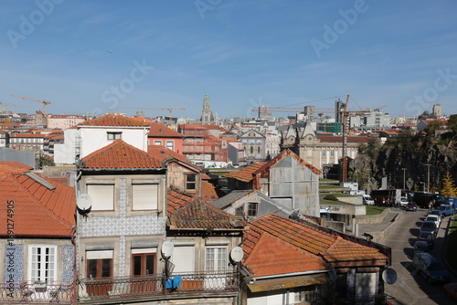 view of the old town of porto