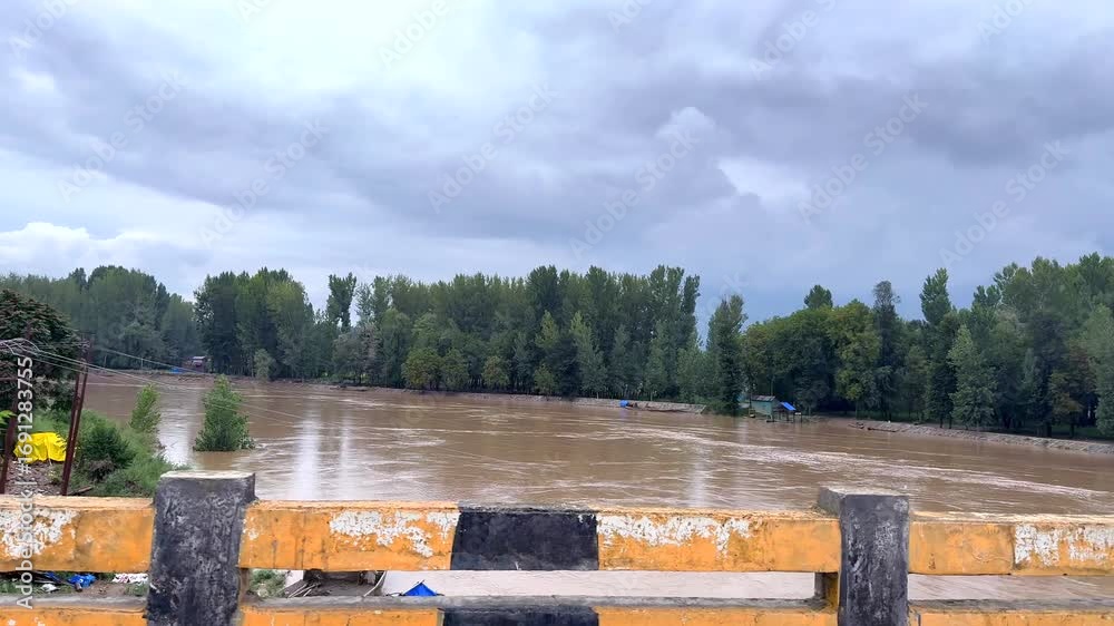 Water Floods in Kashmir India, Jhelum River Overflow, September 2025 ...