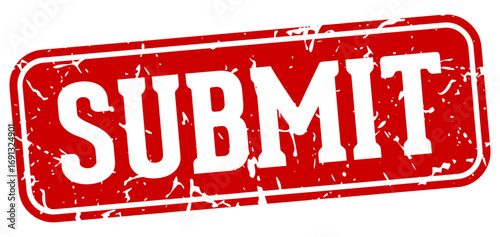 submit rectangular sign. submit stamp