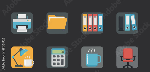 Icon set office
