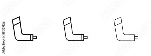 Inhaler icon vector Logo Designs - Stock vectors.