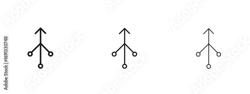 Consolidation icon vector Logo Designs - Stock vectors.