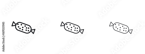 Candy-sweet icon vector Logo Designs - Stock vectors.