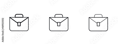 Briefcase icon vector Logo Designs - Stock vectors.