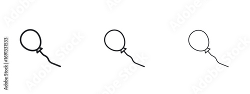 Balloon icon vector Logo Designs - Stock vectors.