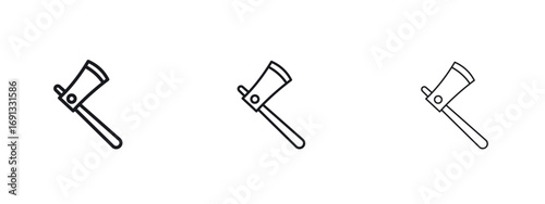 Axe icon vector Logo Designs - Stock vectors.