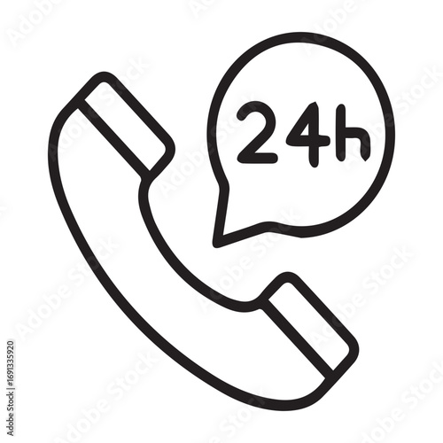 24 hour support icon