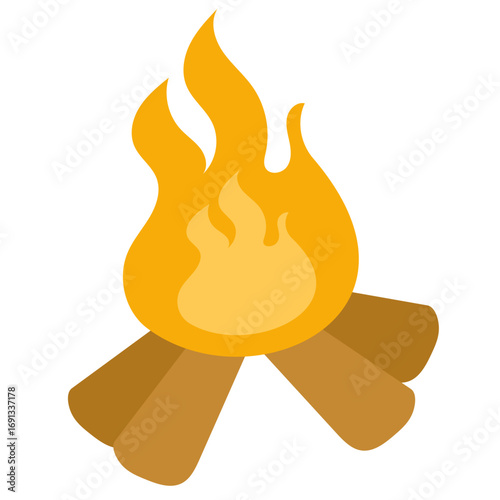 Campfire Illustration