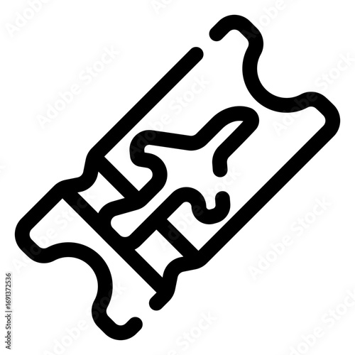 Boarding pass icon