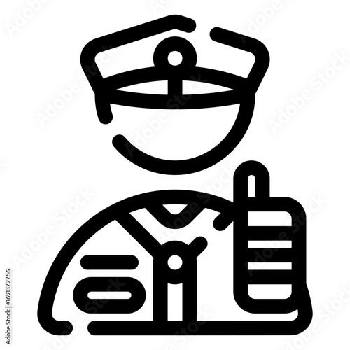 Security guard icon