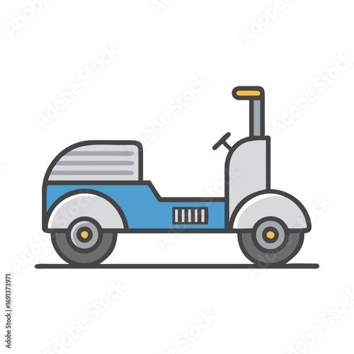 side view of a electrical city roller
