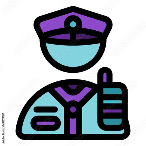 Security guard icon