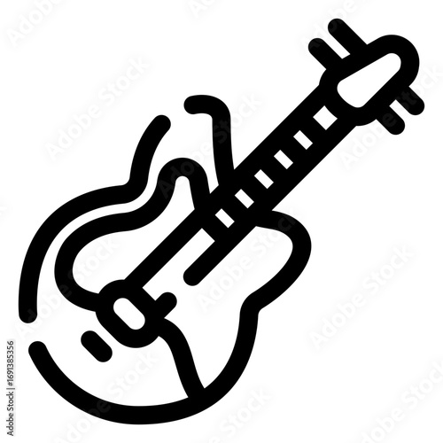 Electric guitar icon
