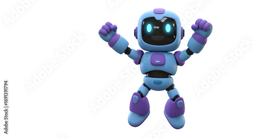 ai bot isolated on white background, cute ai bot, ai robots