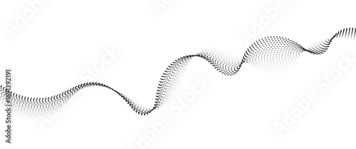 	
Flowing Dot Wave halftone gradient pattern on transparent background	
