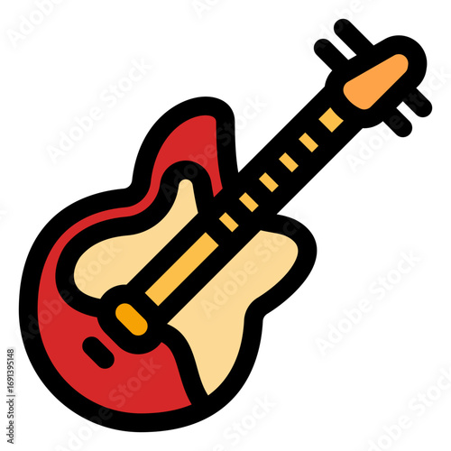 Electric guitar icon