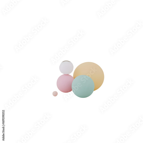 colorful pills isolated on white
