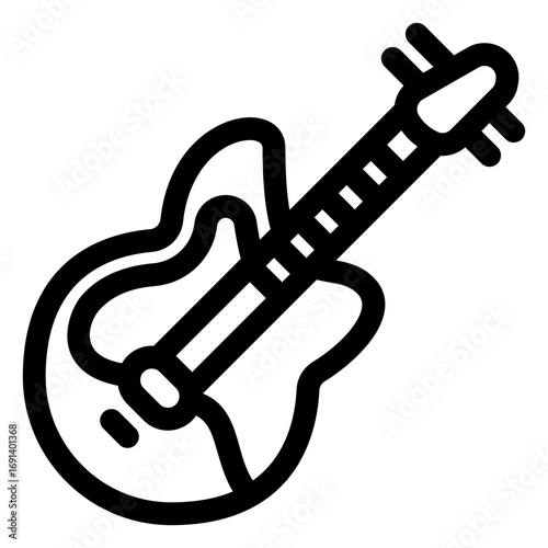 Electric guitar icon