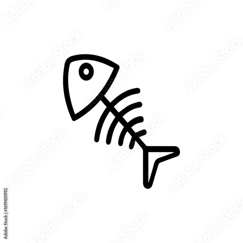 Fish Skeleton Icon