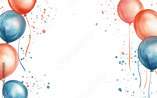 Customizable Celebration Invite Isolated On White Background.