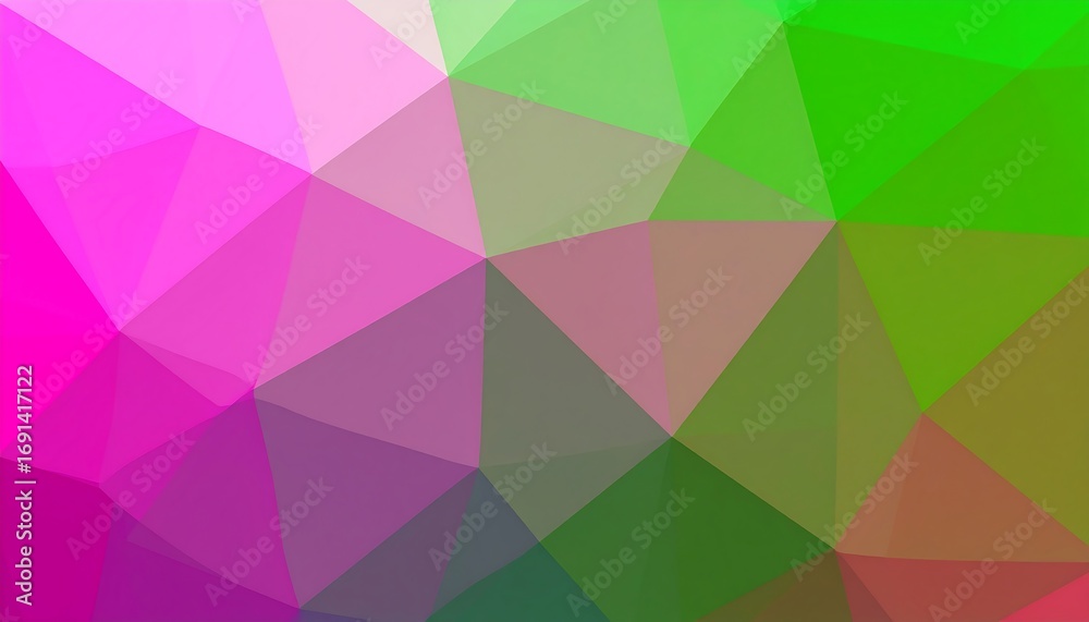 Fototapeta premium Vibrant polygon background