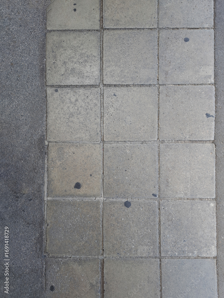Naklejka premium Japanese Train Station Platform Textures – Floor