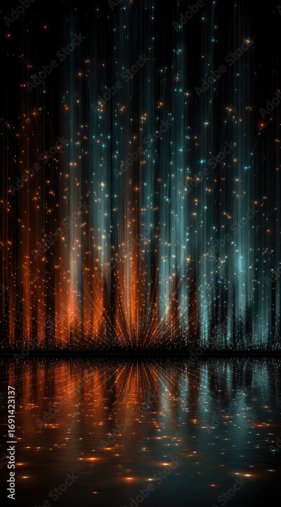 Naklejka premium Abstract Reflection of Lights