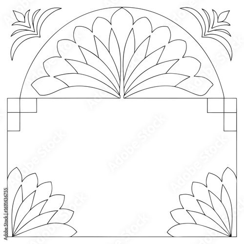 Floral Frame Design