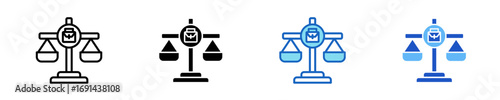 Business Ethics  Icon Set Multiple Style Collection