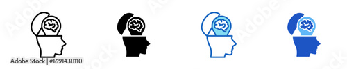Lightbulb Idea  Icon Set Multiple Style Collection