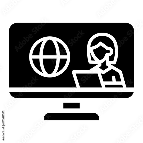 journalist Solid icon