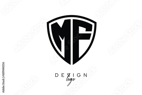 MF Shield Letter Logo Modern Monogram Emblem for Security, Sports, Corporate & Premium Branding Free Download MF Shield Letter Logo Modern Monogram Emblem for Security, Sports, Corporate & Premium Branding - GFXLoad